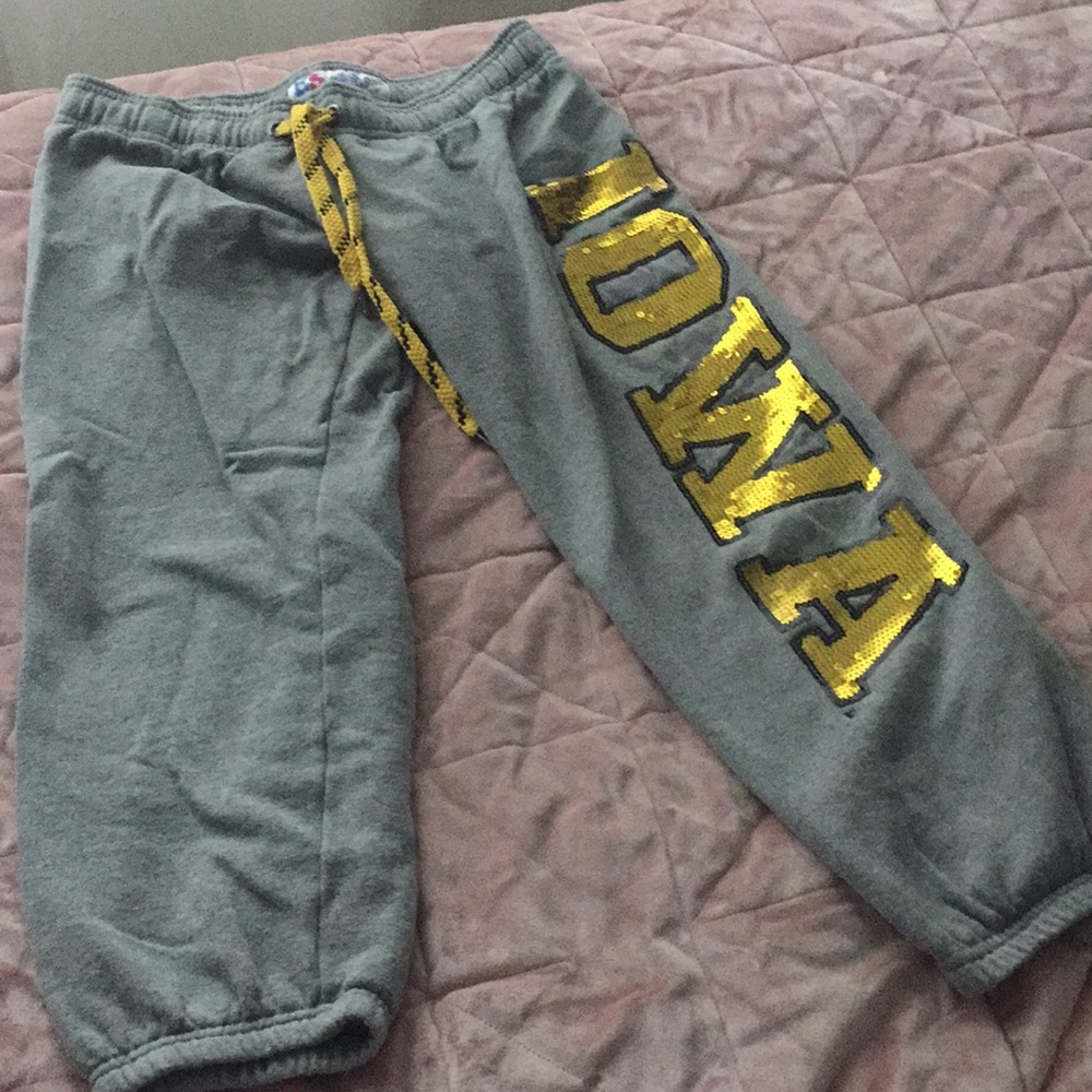 Iowa logo apparel-Capri joggers